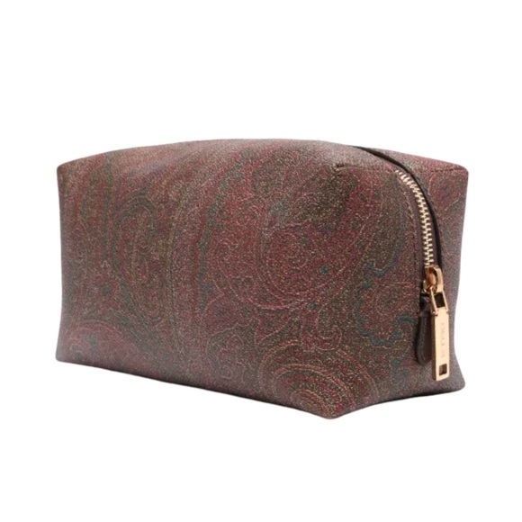 Etro Handbags - Etro Pegaso Paisley Zipper Pouch Bag